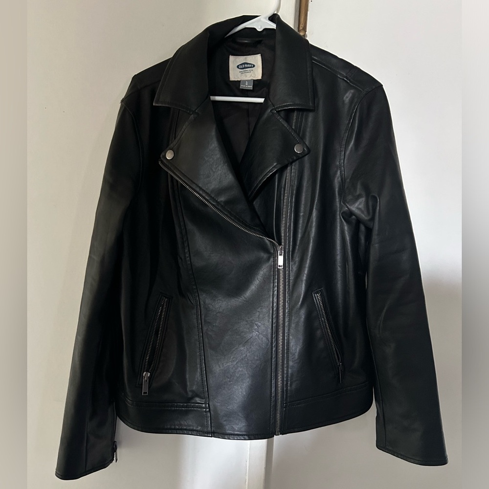 Old navy leather jacket